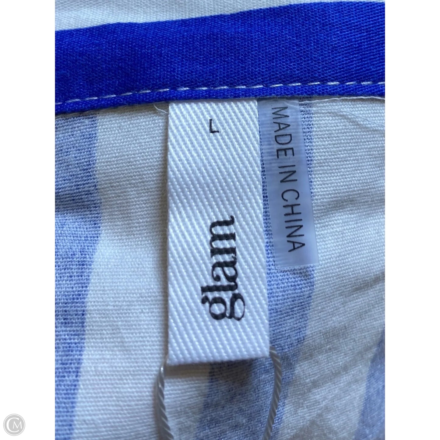 Romper By Glam In Striped Pattern, Size: M