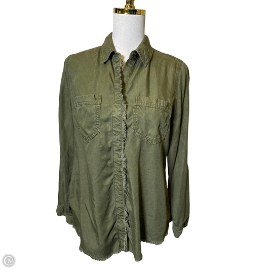 Top Long Sleeve By Chicos In Green, Size: 6