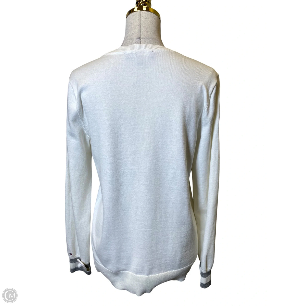 Sweater By Tommy Hilfiger In White, Size: M