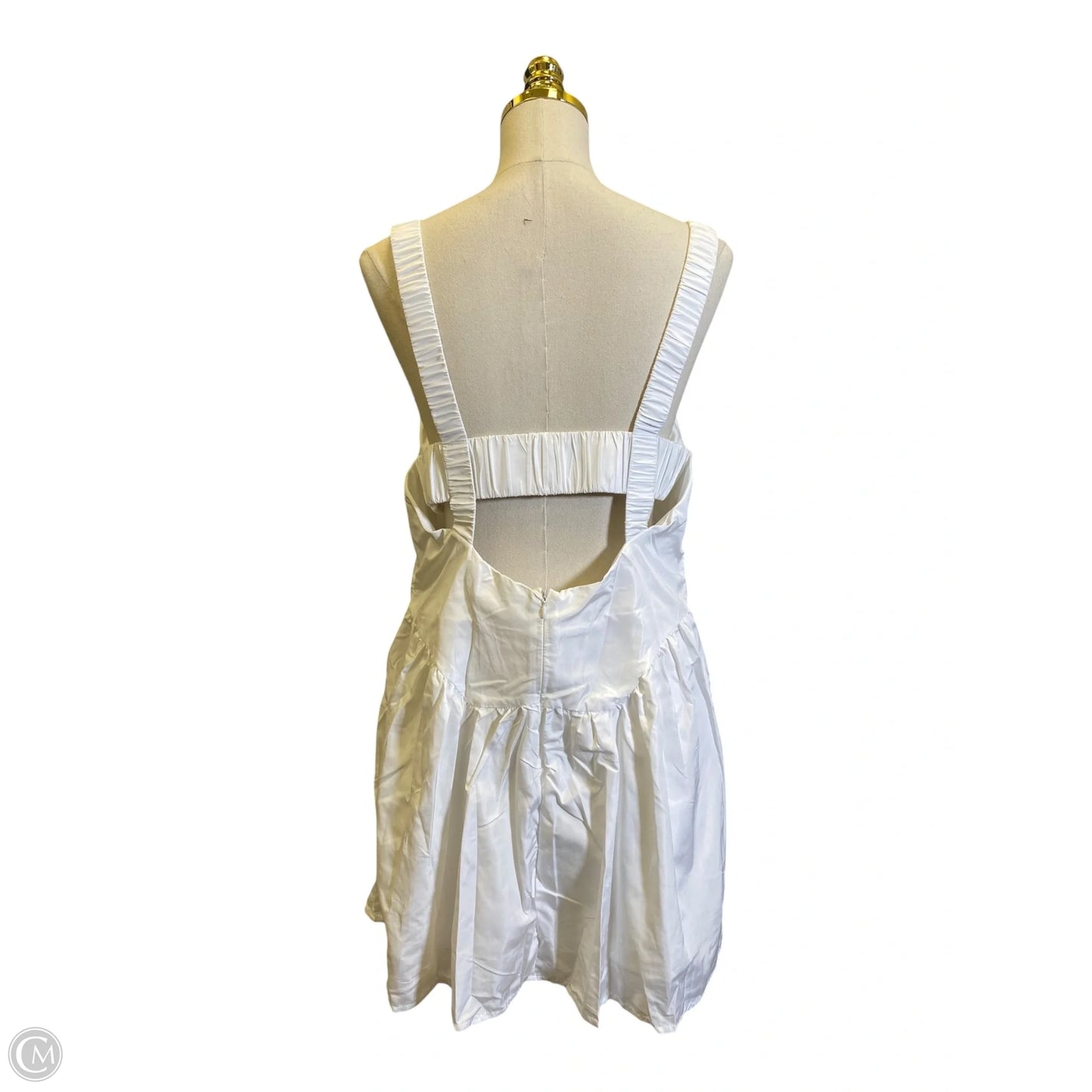 Dress Casual Midi By Tcec In White, Size: L