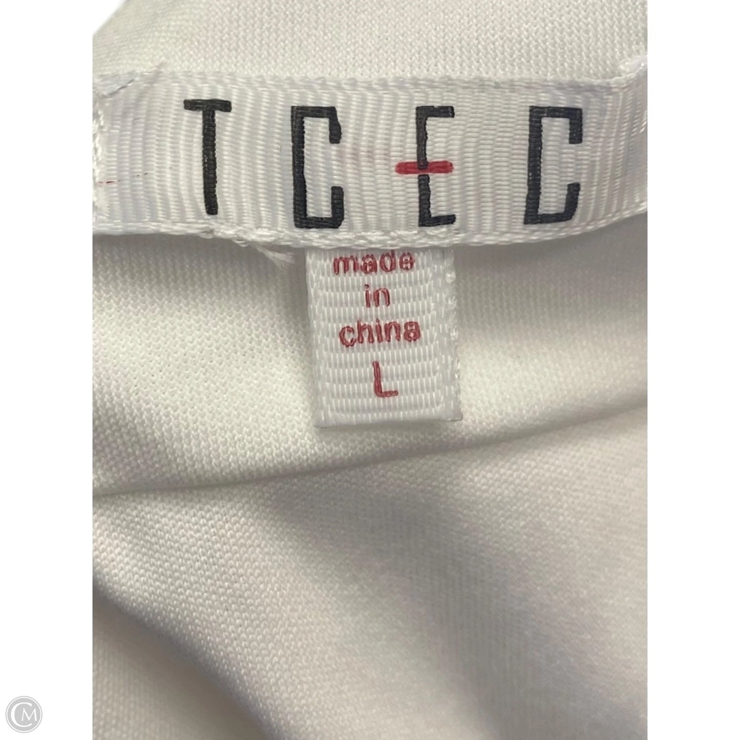 Dress Casual Midi By Tcec In White, Size: L