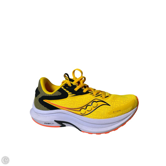 Shoes Athletic By Saucony In Yellow, Size: 8