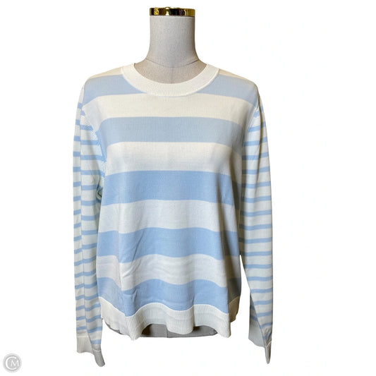 Sweater By On 34th In Blue & White, Size: Xl