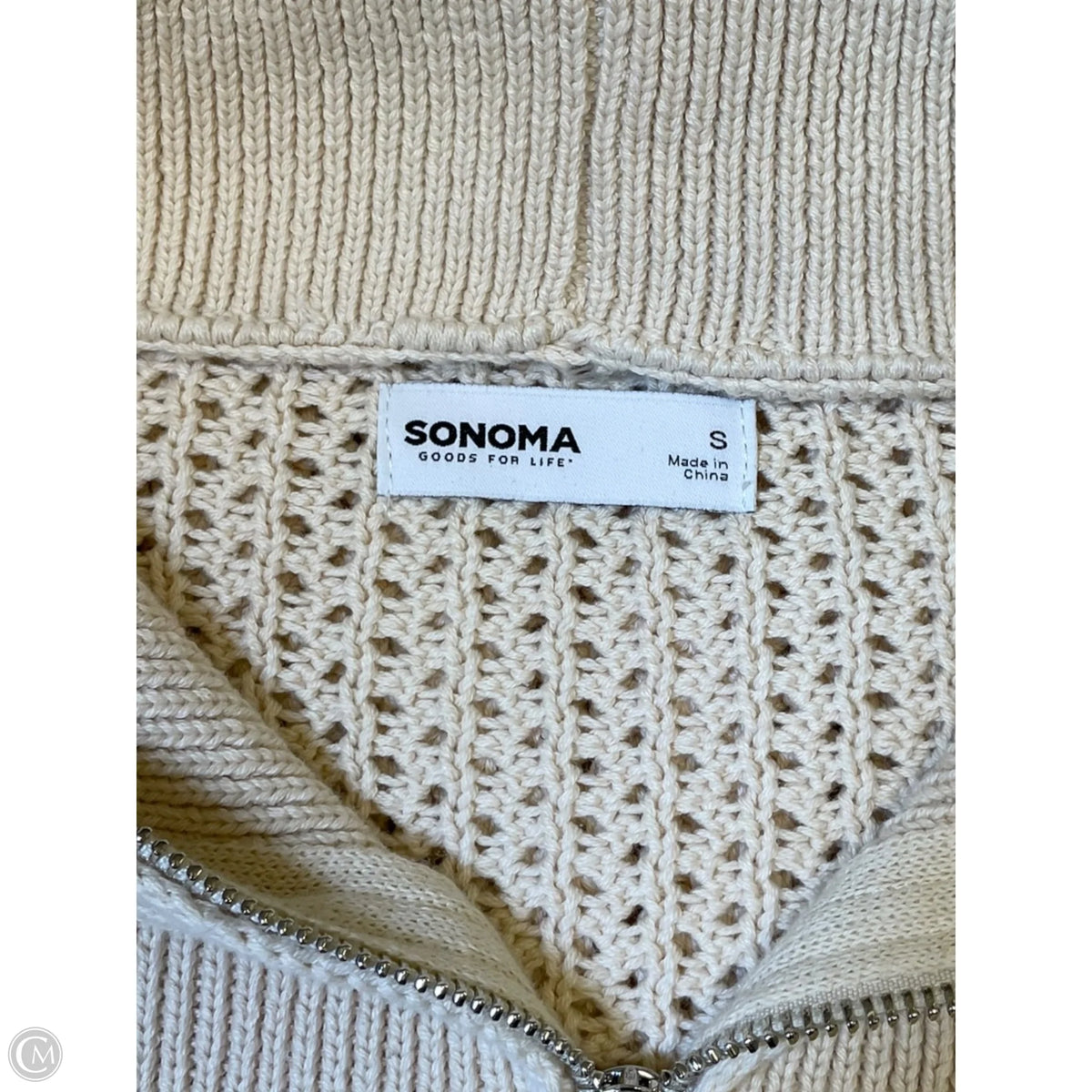 Sweater By Sonoma In Cream, Size: S