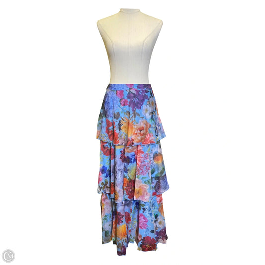 Skirt Maxi By En Creme In Multi-colored, Size: M