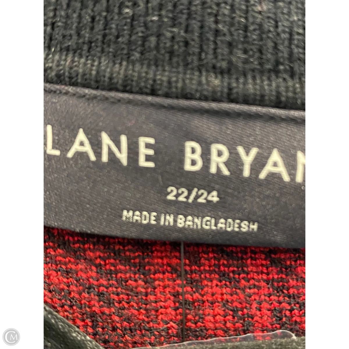 Sweater By Lane Bryant In Plaid Pattern, Size: 3x