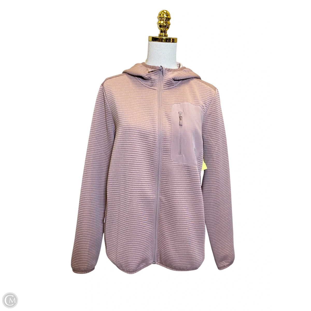 Athletic Jacket By Duluth Trading In Pink, Size: L