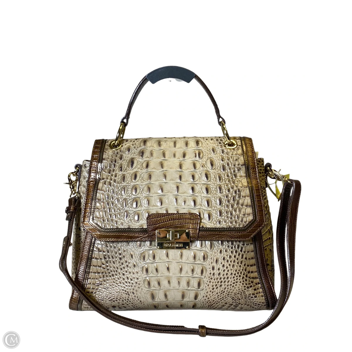 Handbag Designer By Brahmin, Size: Large