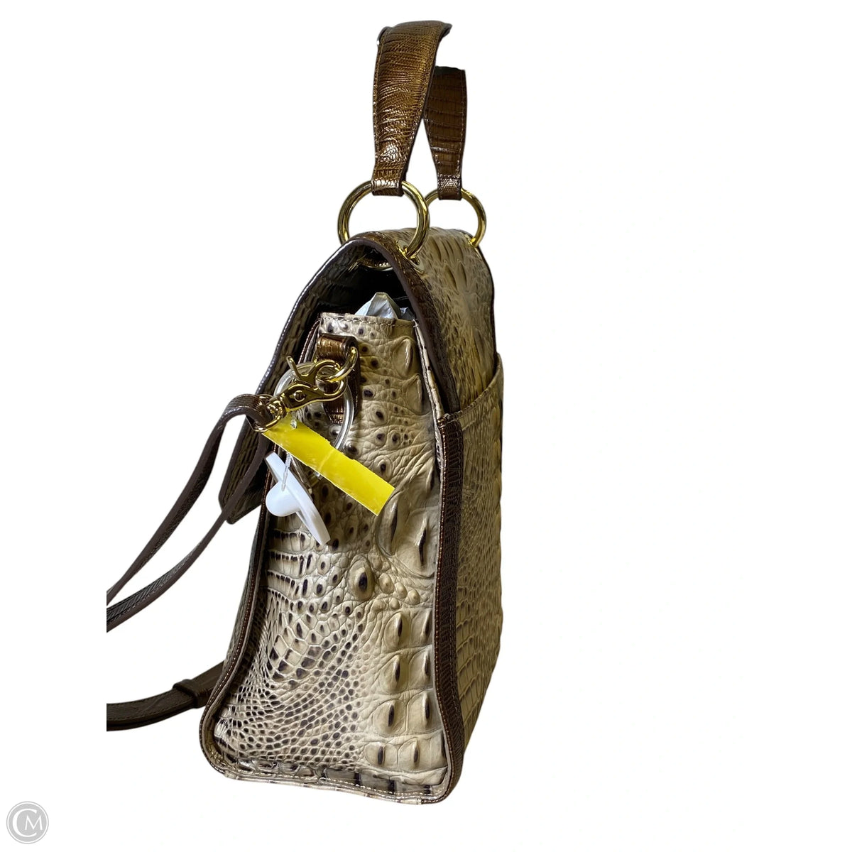 Handbag Designer By Brahmin, Size: Large