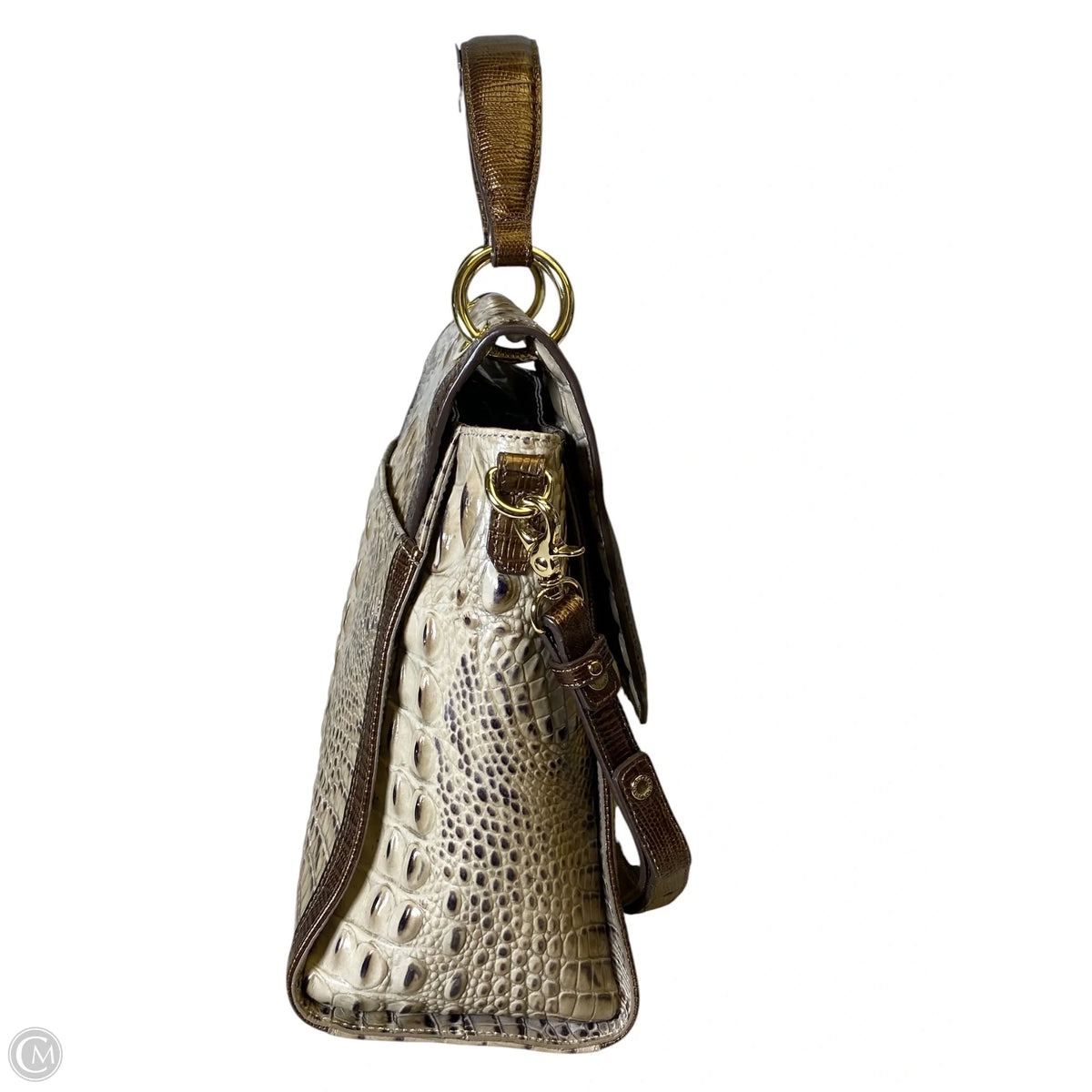 Handbag Designer By Brahmin, Size: Large