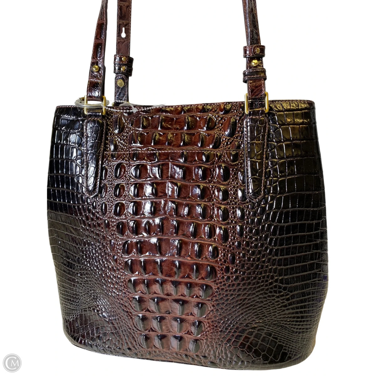 Handbag Designer By Brahmin, Size: Large