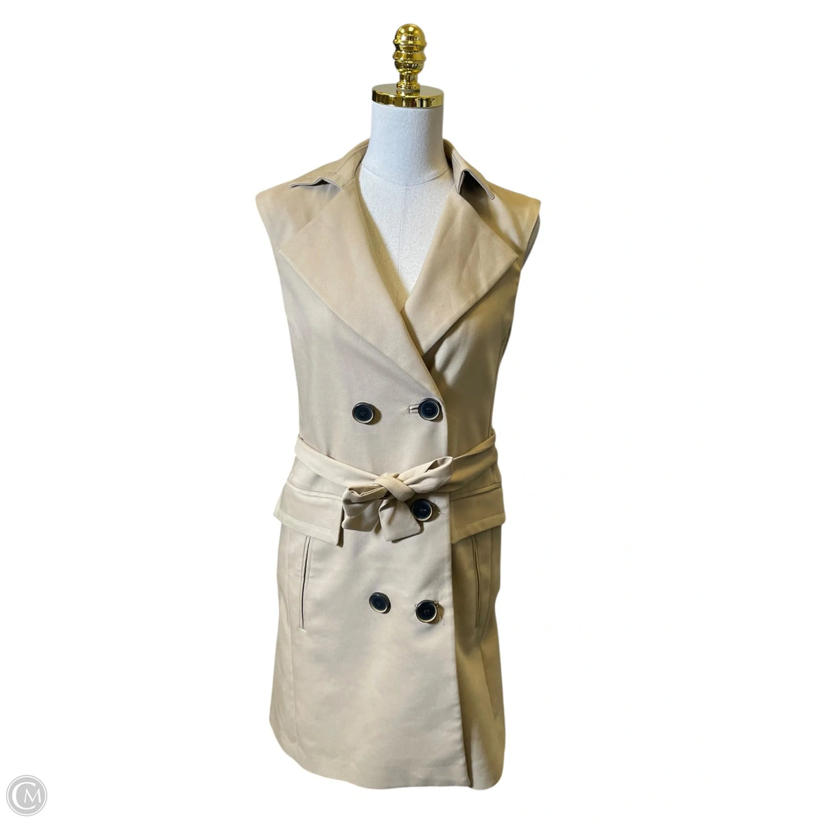 Vest Other By Zara Basic In Tan, Size: Xs