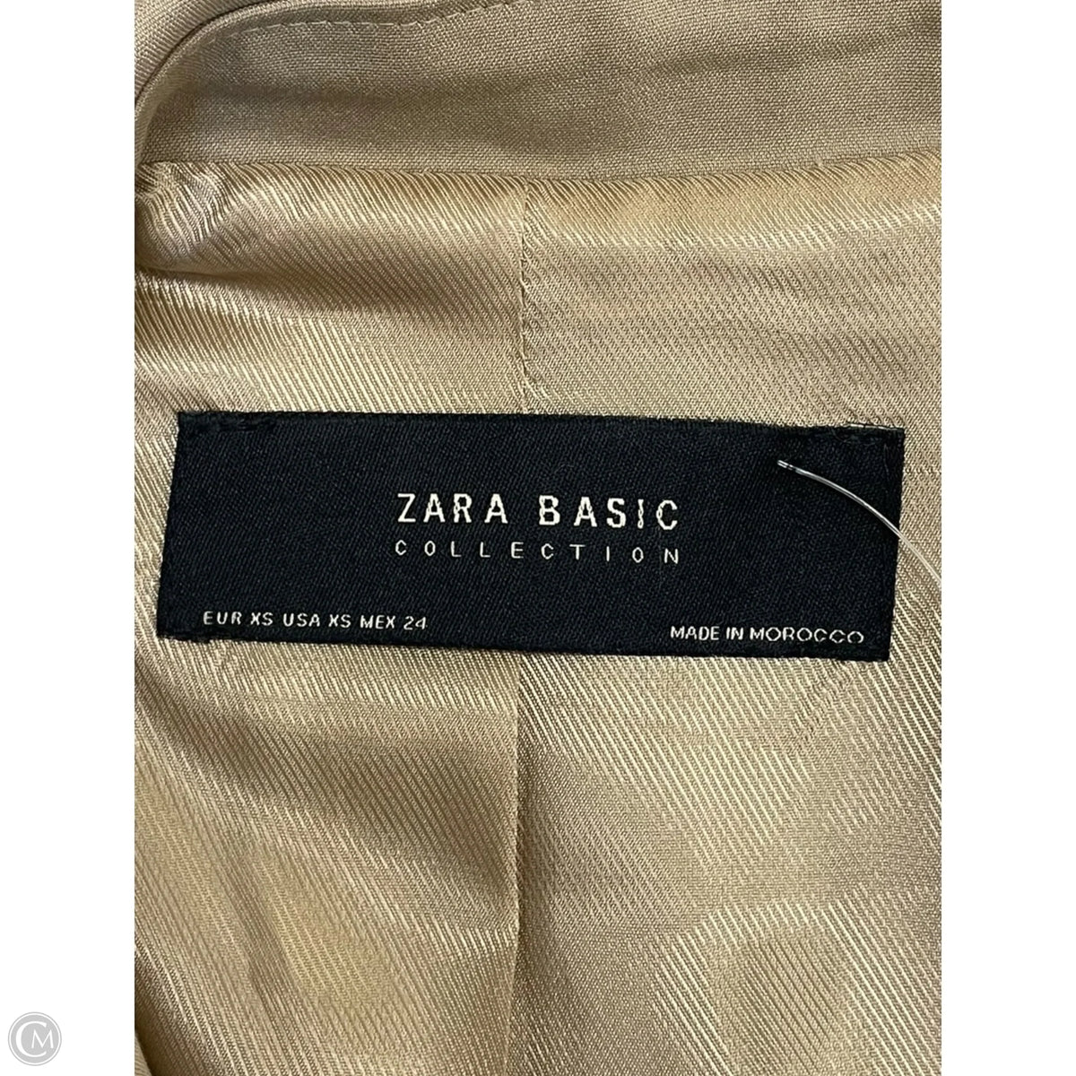 Vest Other By Zara Basic In Tan, Size: Xs