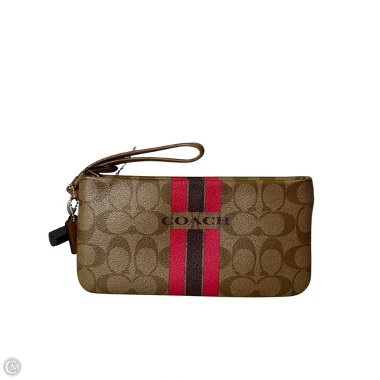 Wristlet Designer By Coach, Size: Medium