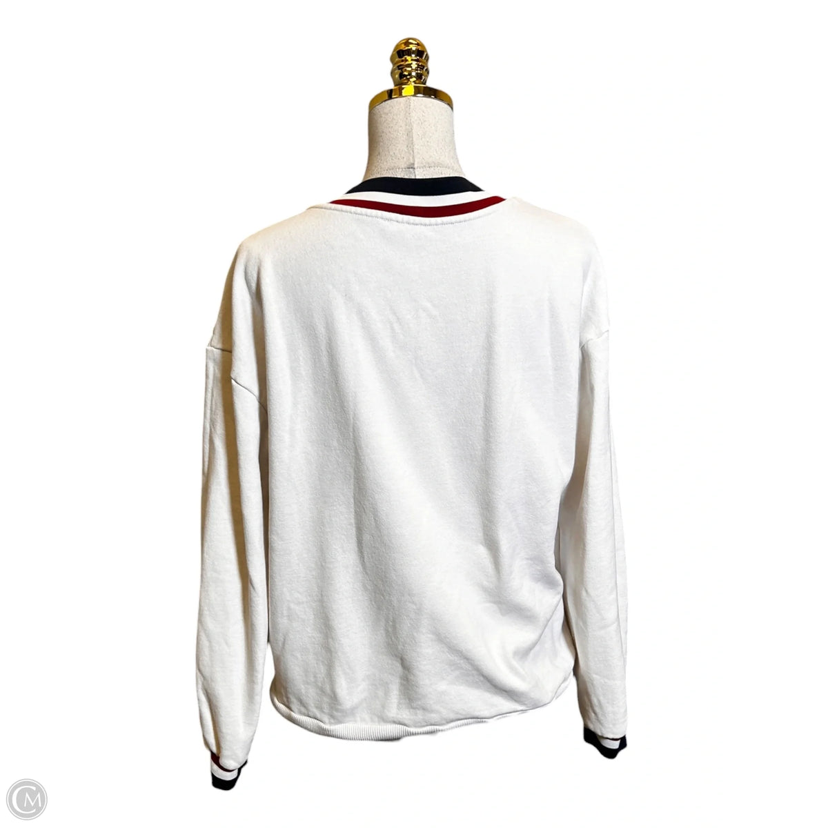 Sweater By Miami In Blue & Red & White, Size: S