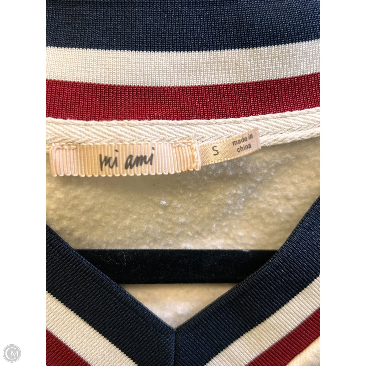 Sweater By Miami In Blue & Red & White, Size: S