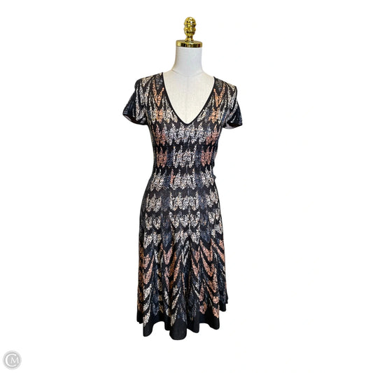 Dress Casual Midi By Bcbgmaxazria In Multi-colored, Size: S