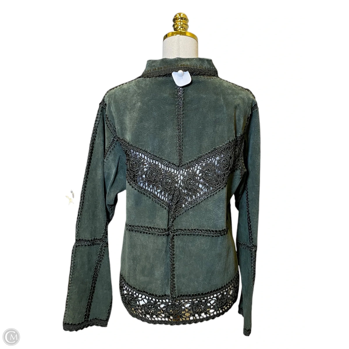 Blazer By Clothes Mentor In Green, Size: L