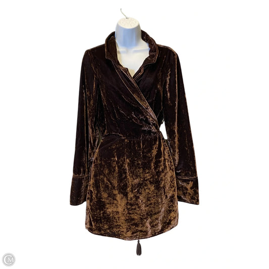 Dress Casual Midi By Free People In Brown, Size: L