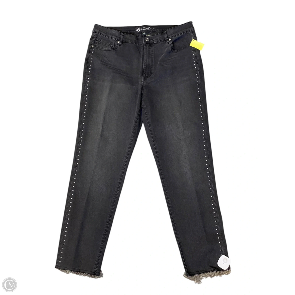 Jeans Straight By Dg2 In Black, Size: 16