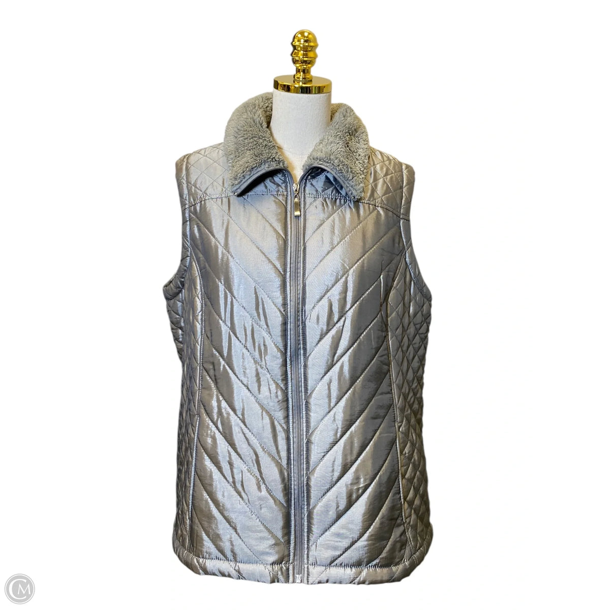 Vest Other By D&co. In Grey, Size: L