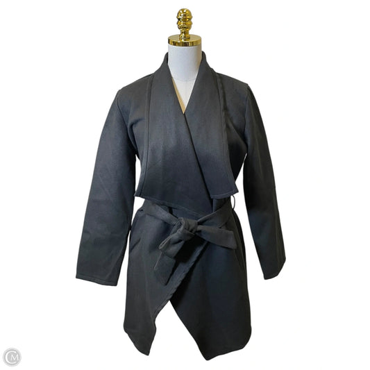 Coat Trench Coat By Fashion Nova In Black, Size: S