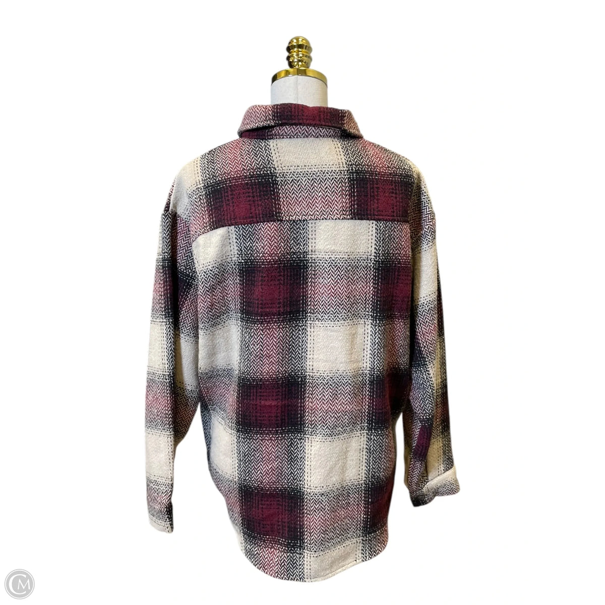 Jacket Other By Blue B In Plaid Pattern, Size: S