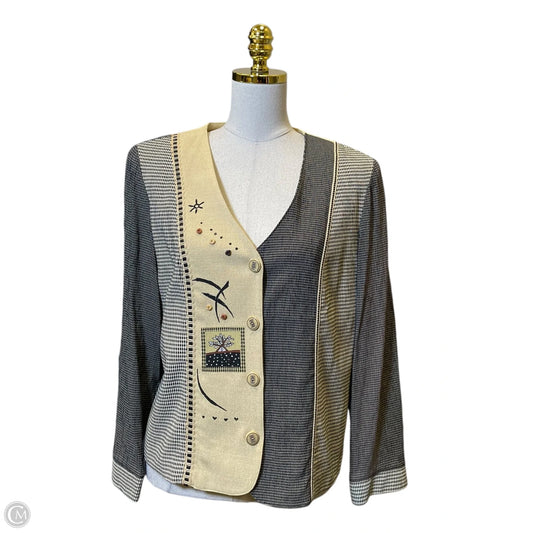 Blazer By Clothes Mentor In Multi-colored, Size: 10