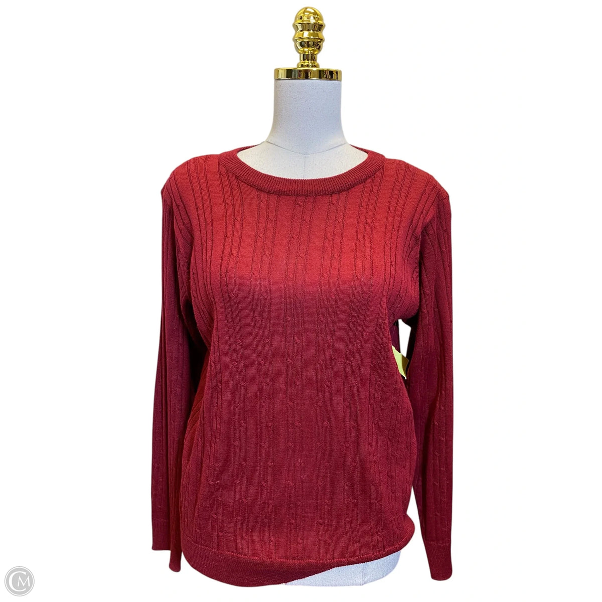 Sweater By Alfred Dunner In Red, Size: S