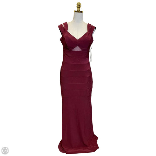 Dress Casual Maxi By Emerald Sundae In Maroon, Size: Xl