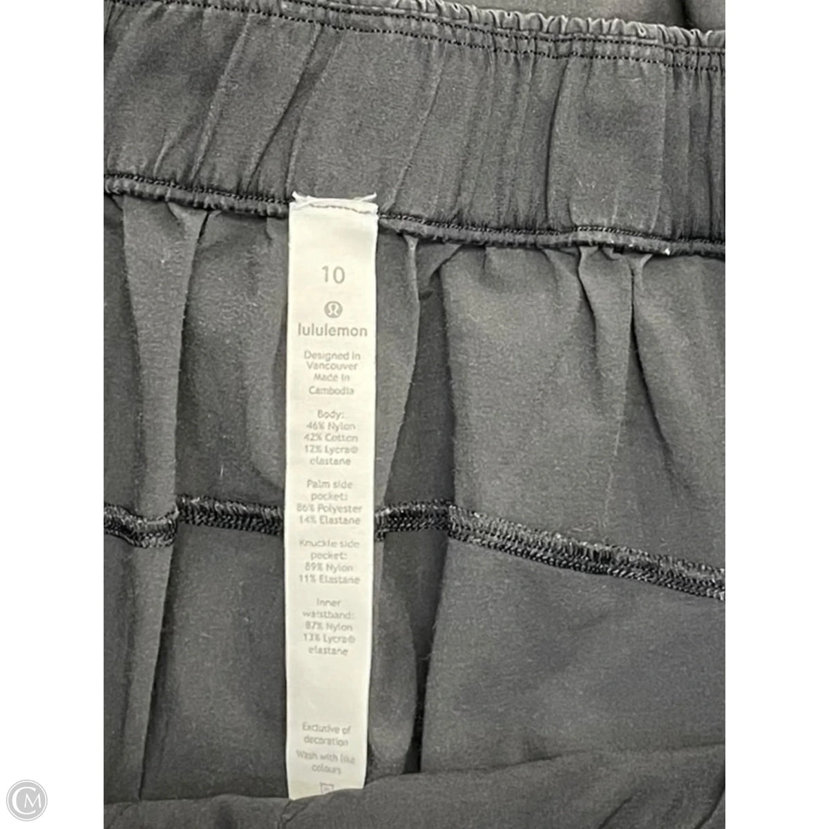 Athletic Pants By Lululemon In Black, Size: 10