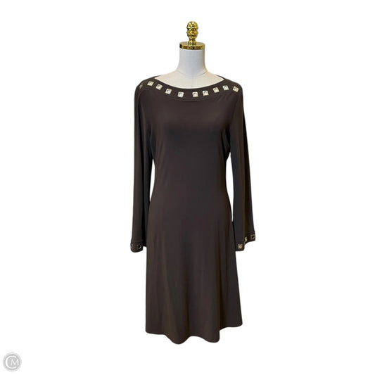 Dress Casual Midi By Joseph Ribkoff In Brown, Size: 12
