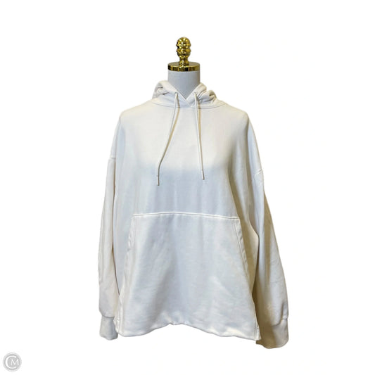 Sweatshirt Hoodie By Athlefit In White, Size: 3x