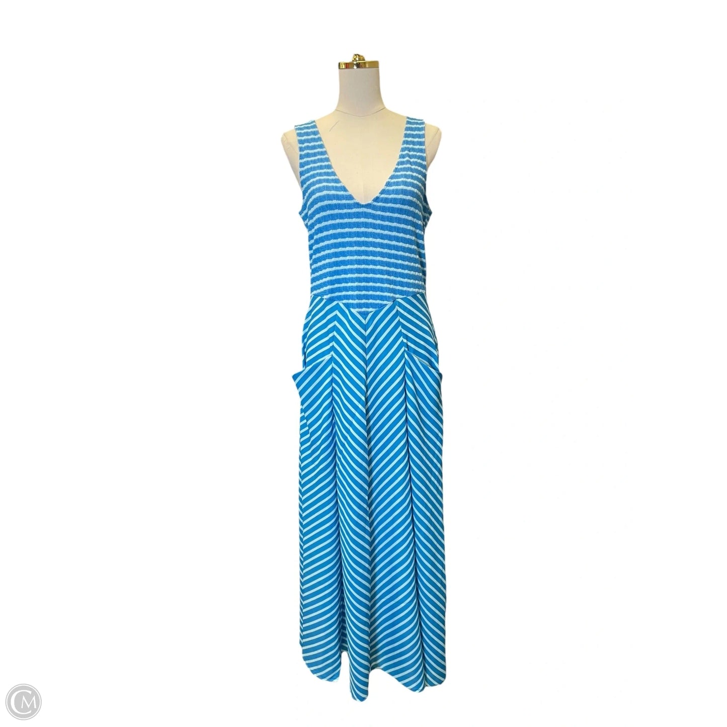 Dress Casual Maxi By Blakeley In Blue, Size: Xl