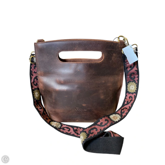 Crossbody Leather By Szone, Size: Large