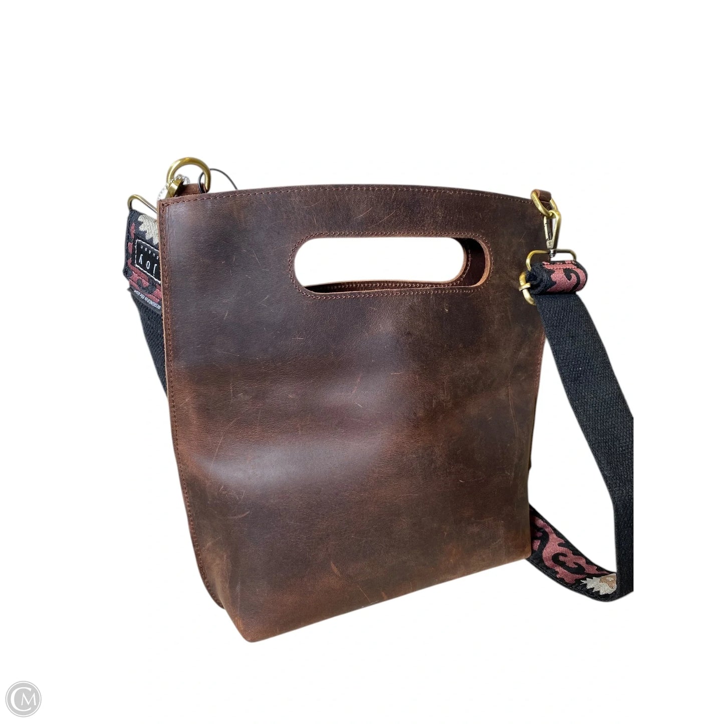 Crossbody Leather By Szone, Size: Large