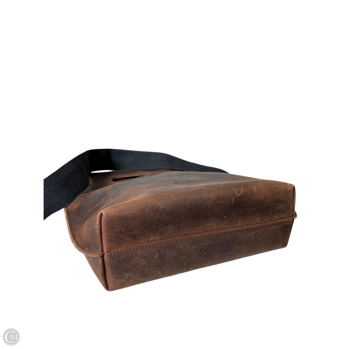 Crossbody Leather By Szone, Size: Large