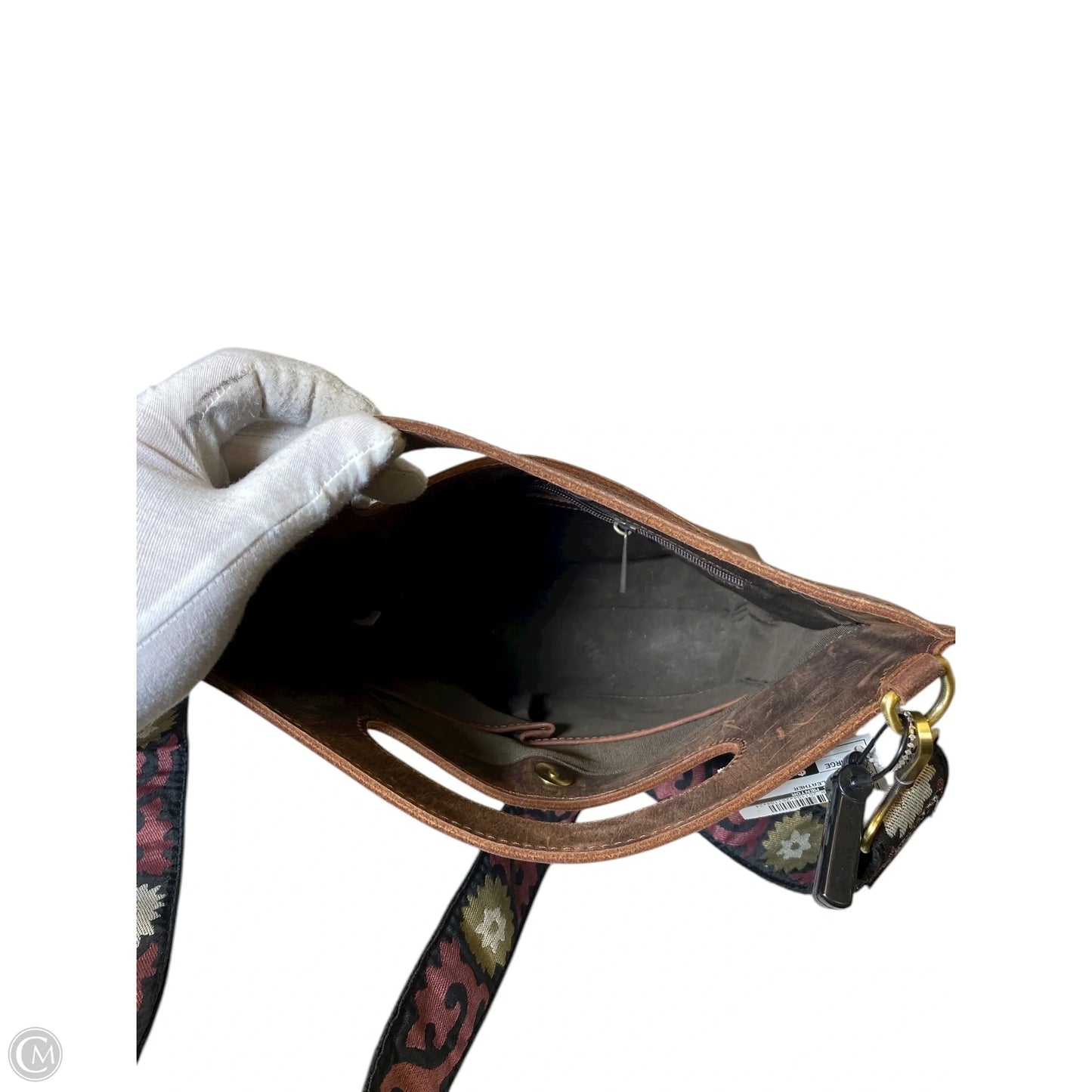 Crossbody Leather By Szone, Size: Large