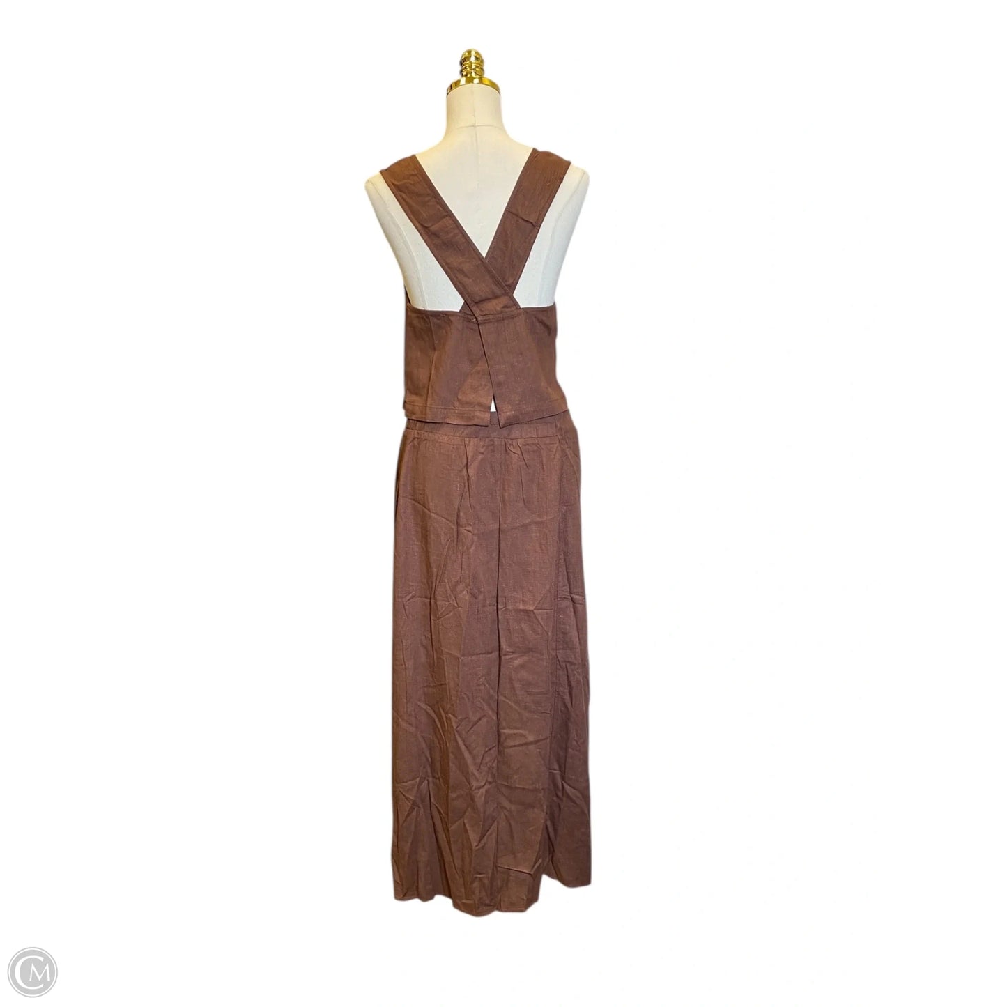 Skirt Set 2pc By Hyfve In Brown, Size: L