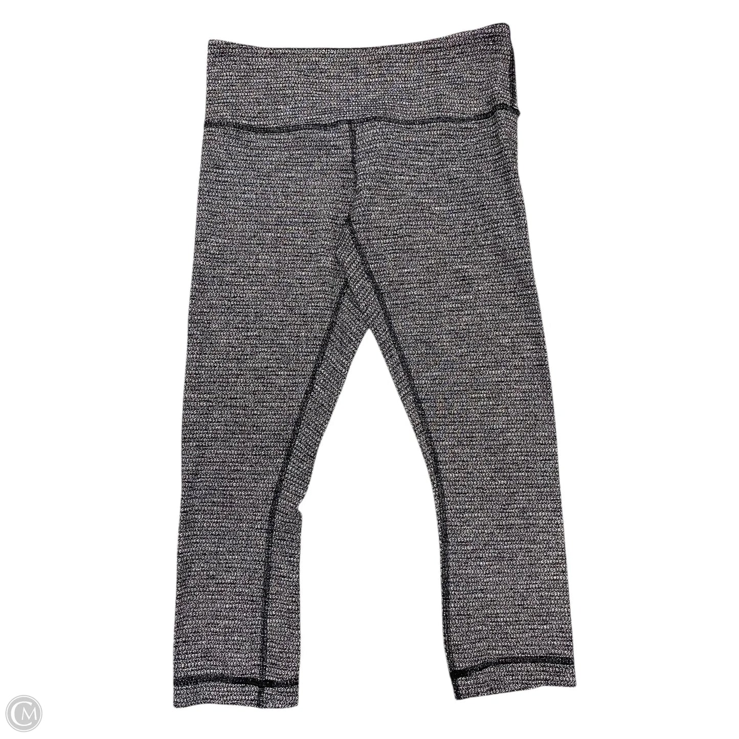 Athletic Leggings By Lululemon In Black & White, Size: 6