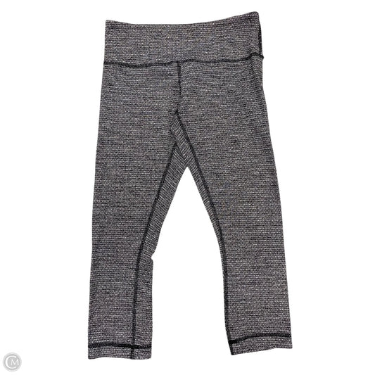 Athletic Leggings By Lululemon In Black & White, Size: 6