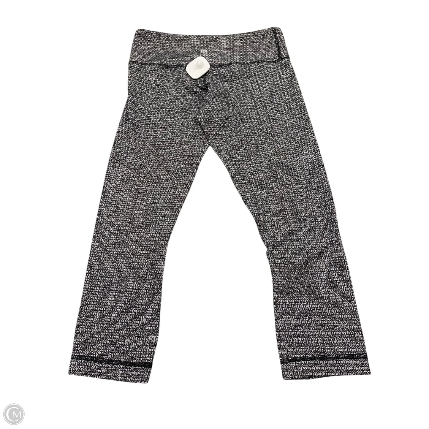 Athletic Leggings By Lululemon In Black & White, Size: 6