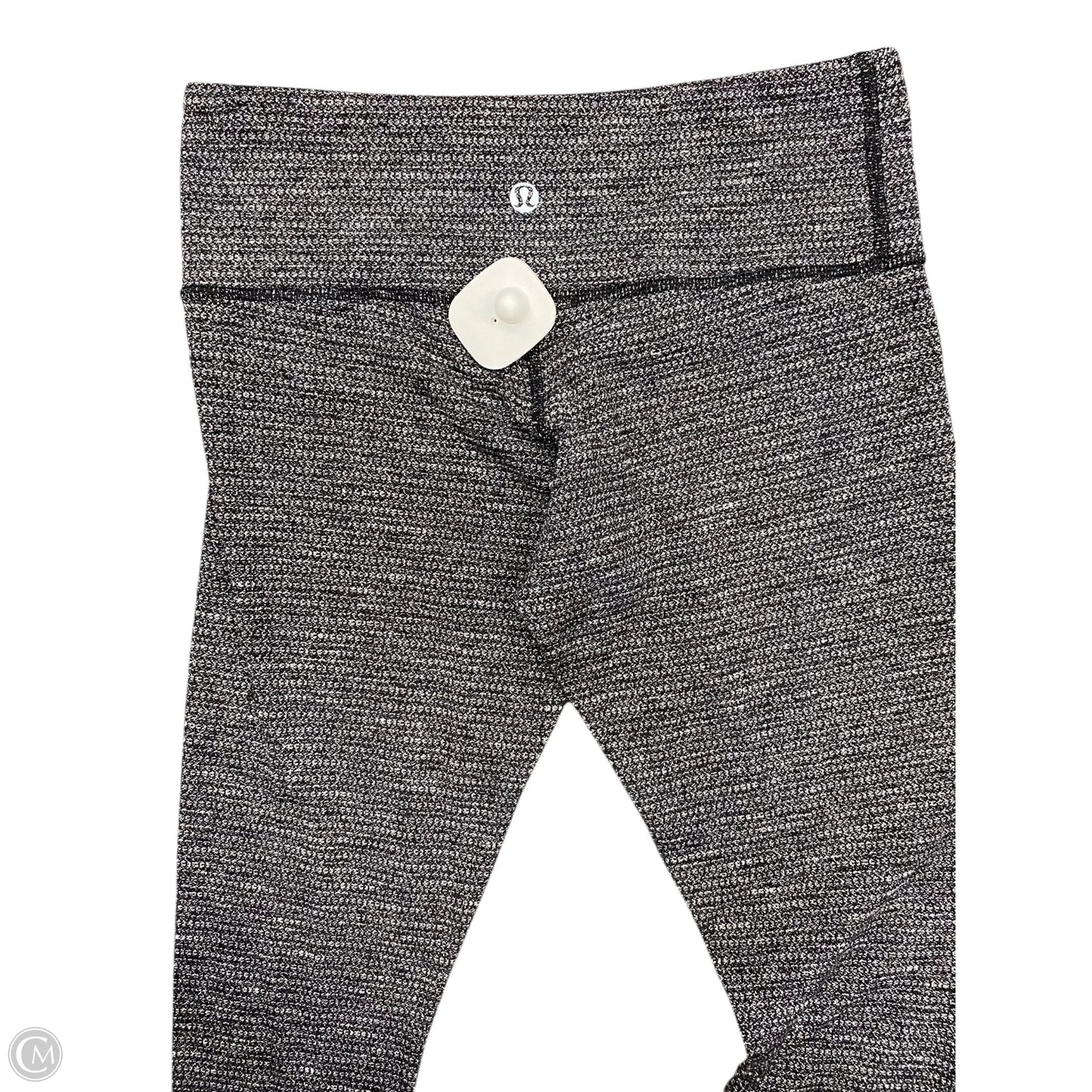Athletic Leggings By Lululemon In Black & White, Size: 6
