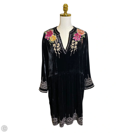 Dress Casual Midi By Johnny Was In Multi-colored, Size: L