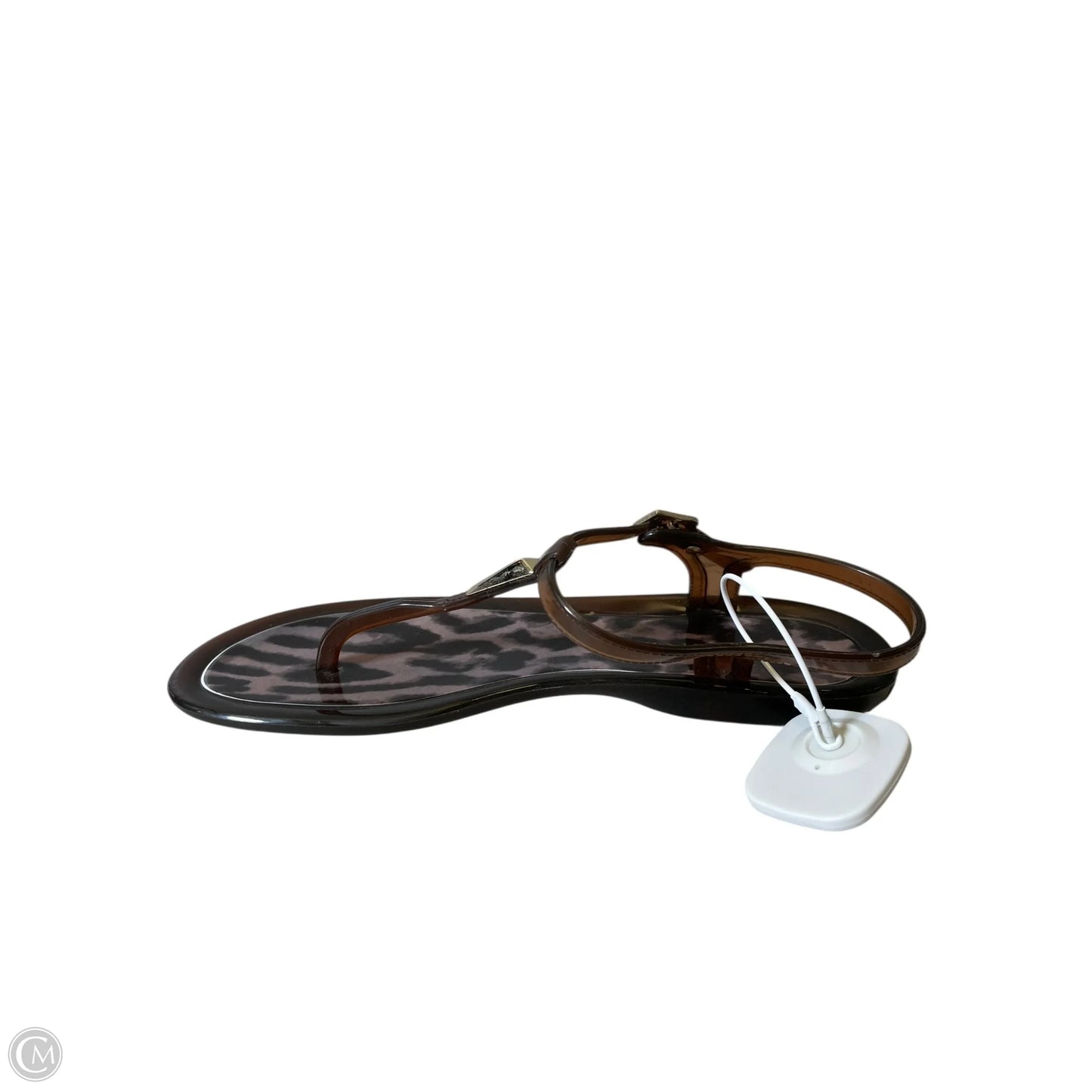 Sandals Luxury Designer By Jimmy Choo In Brown, Size: 8.5