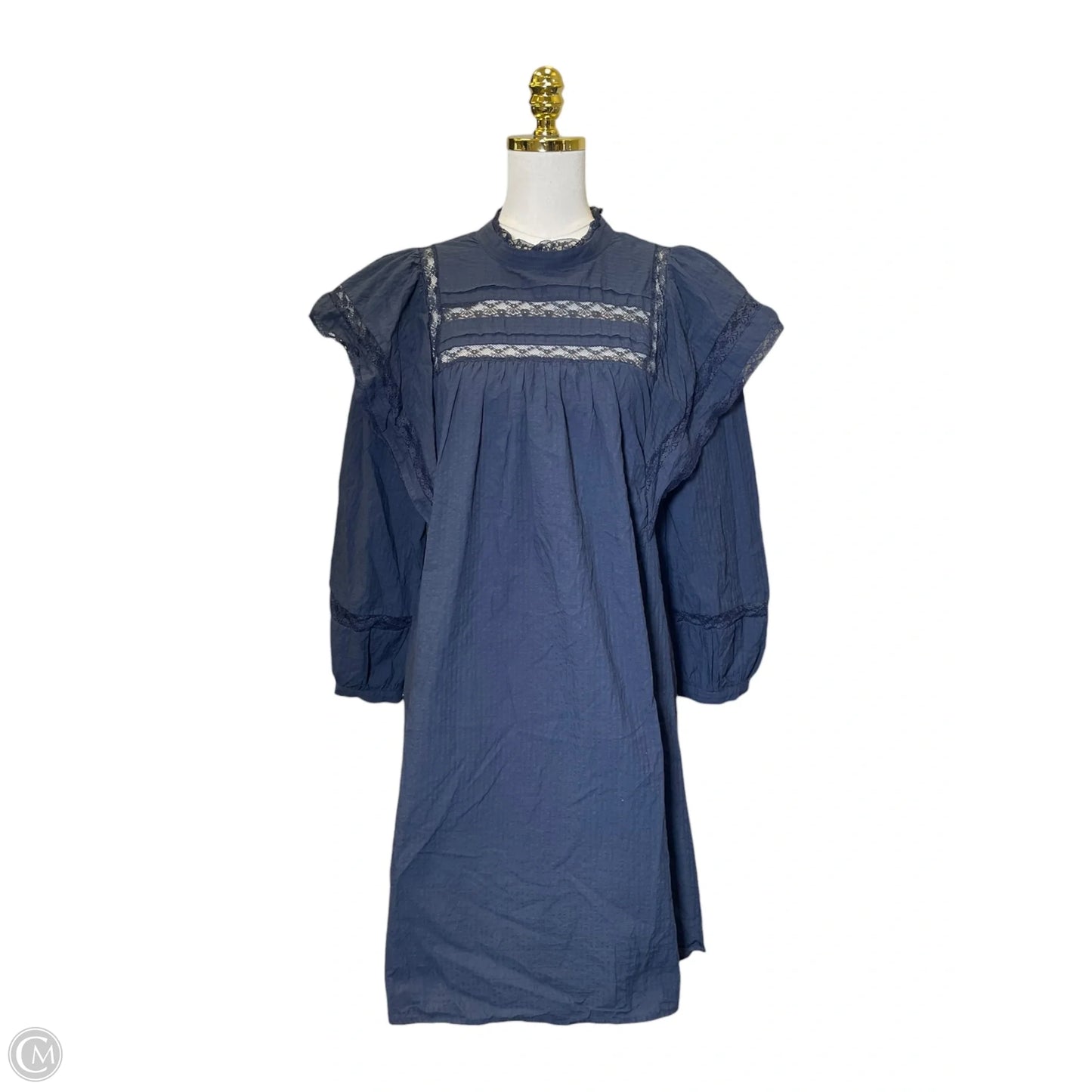 Dress Casual Midi By Maeve In Blue, Size: L