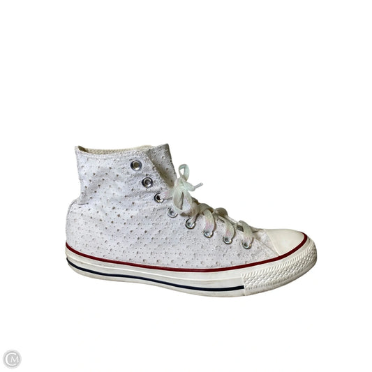 Shoes Athletic By Converse In White, Size: 10