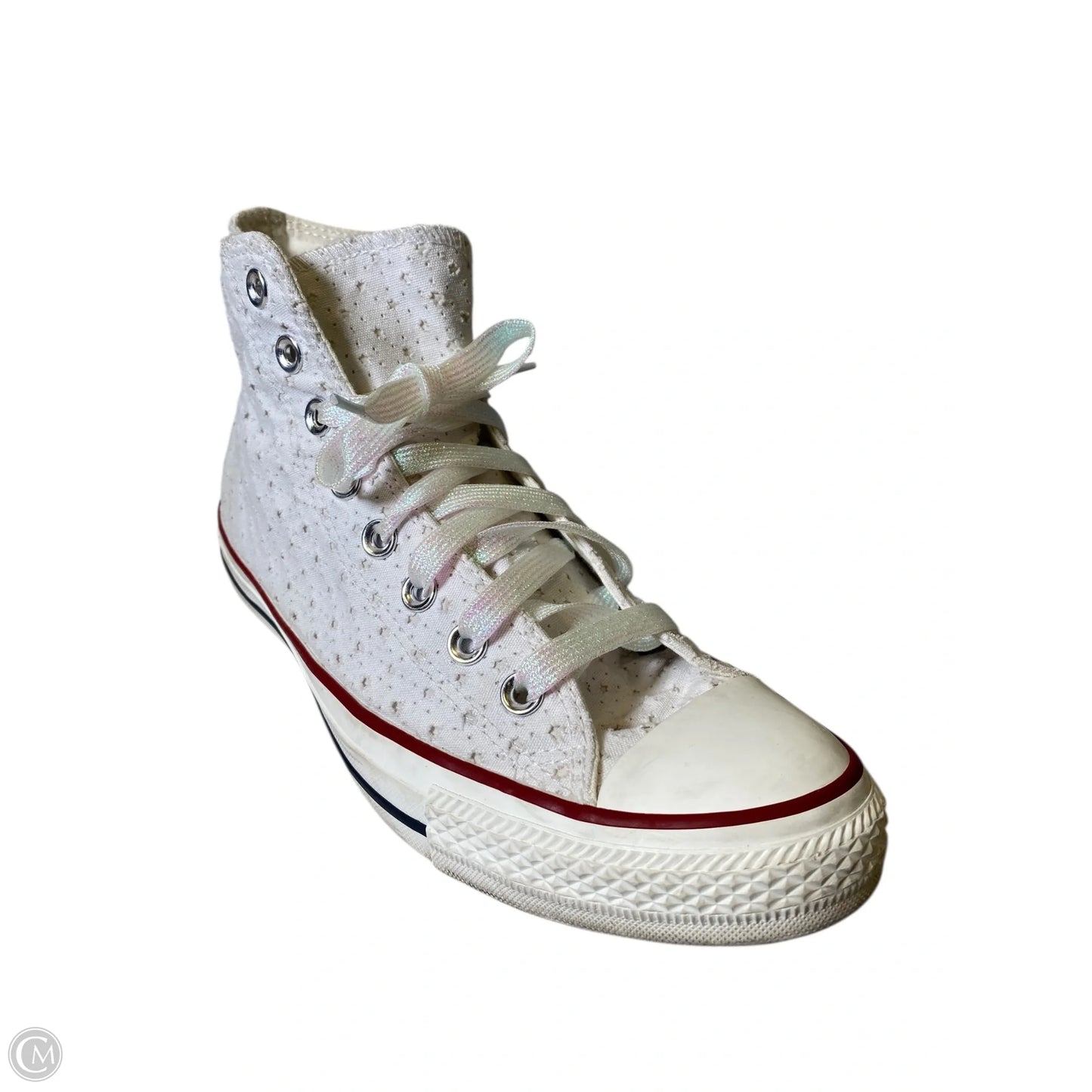 Shoes Athletic By Converse In White, Size: 10