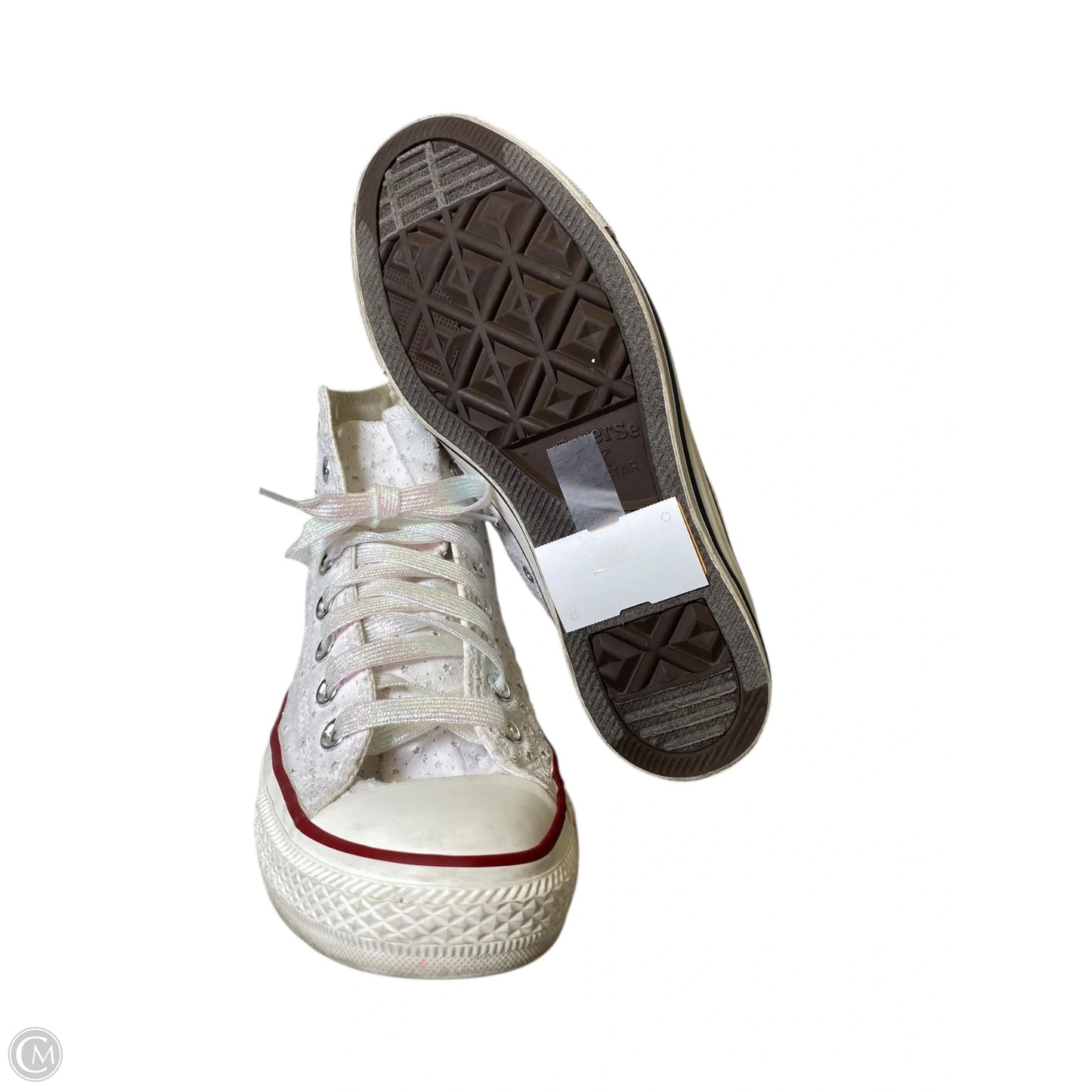 Shoes Athletic By Converse In White, Size: 10