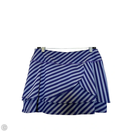 Athletic Skort By Athleta In Blue & Grey, Size: M